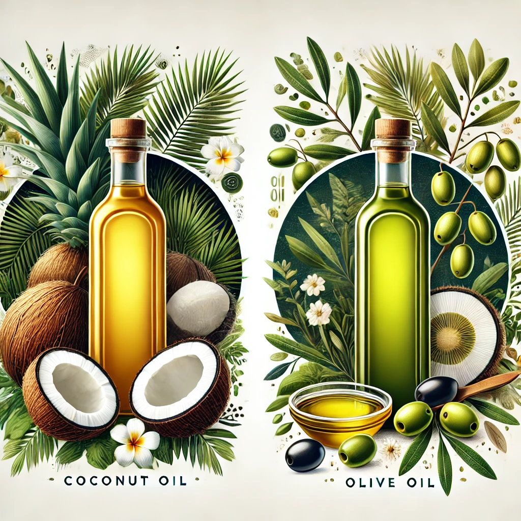 coconut oil vs olive oil , which is better